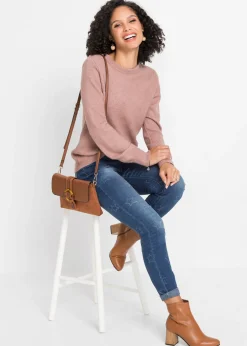 Clearance Jersey con mangas abullonadas Mujer Jerséis|Ropa De Punto
