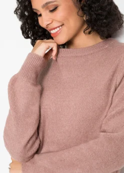 Clearance Jersey con mangas abullonadas Mujer Jerséis|Ropa De Punto