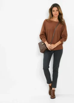 Hot Jersey con mangas murciélago Mujer Jerséis|Ropa De Punto