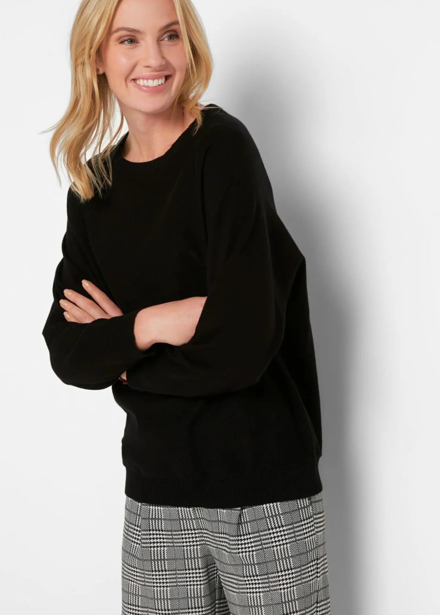 Jersey con mangas murciélago Mujer Jerséis|Ropa De Punto