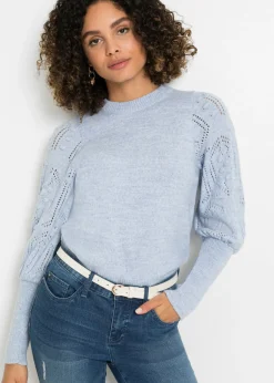 Discount Jersey con patrón de ajour Mujer Jerséis|Ropa De Punto