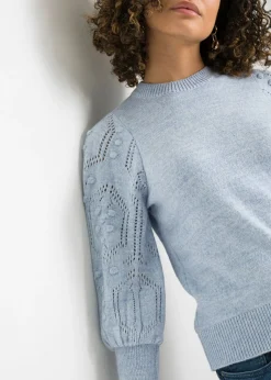 Discount Jersey con patrón de ajour Mujer Jerséis|Ropa De Punto