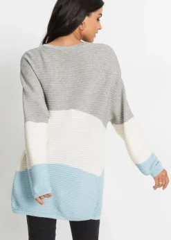 New Jersey con patrón de canalé Mujer Jerséis|Ropa De Punto