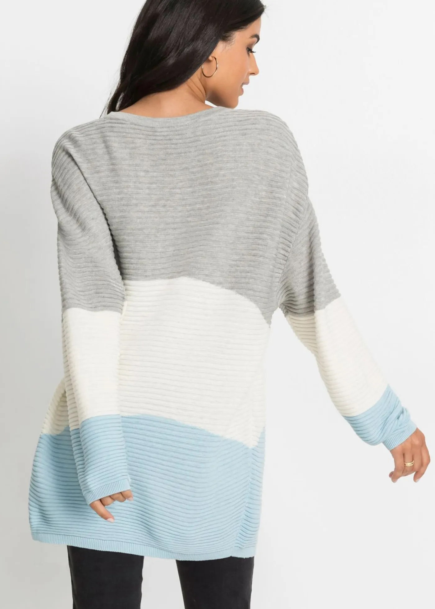 New Jersey con patrón de canalé Mujer Jerséis|Ropa De Punto
