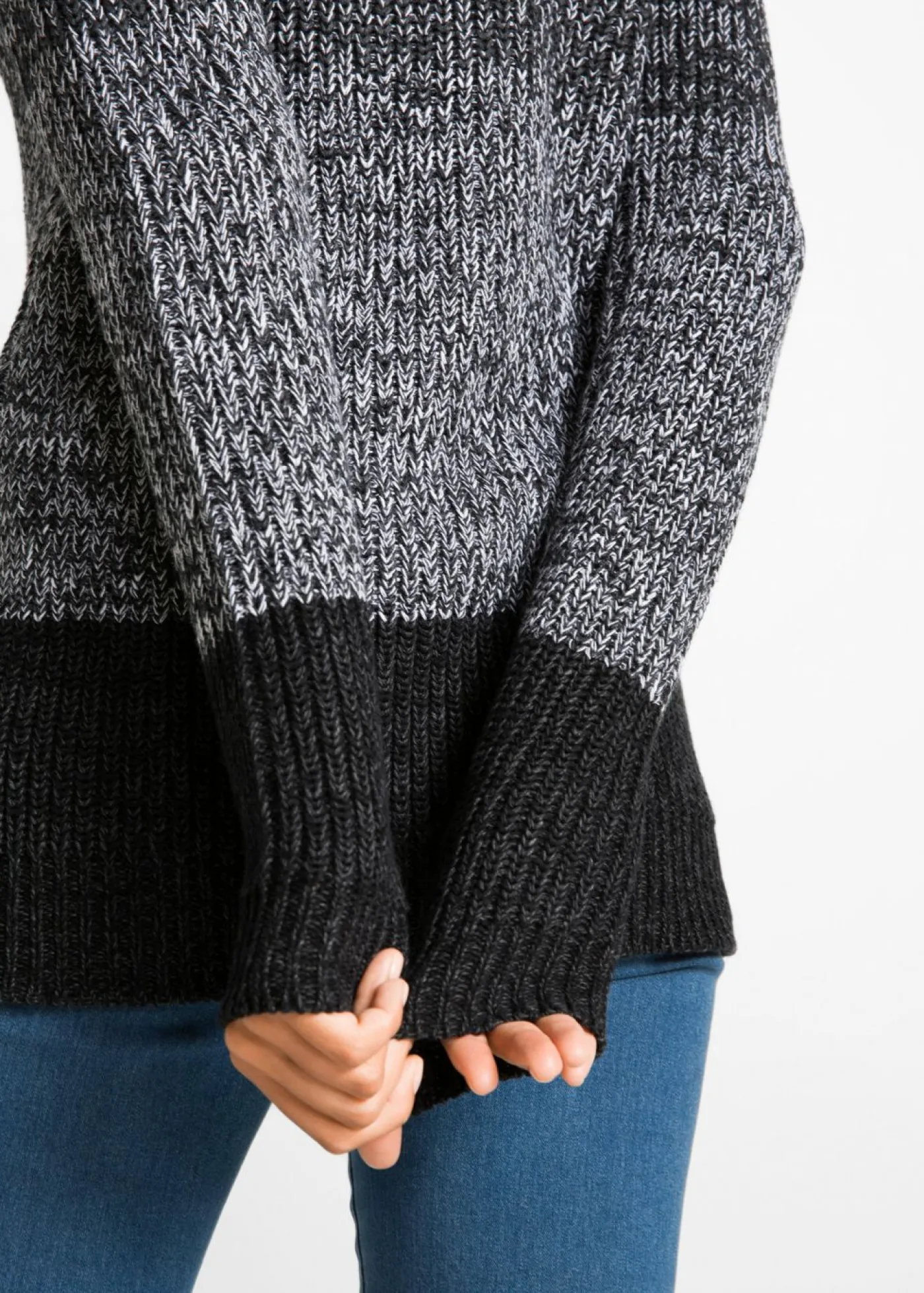 New Jersey con patrón de rayas Mujer Jerséis|Ropa De Punto