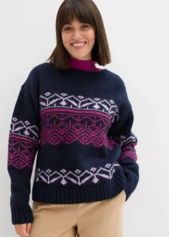 Best Jersey con patrón nórdico Mujer Jerséis|Ropa De Punto