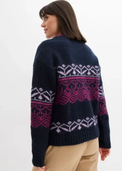 Best Jersey con patrón nórdico Mujer Jerséis|Ropa De Punto