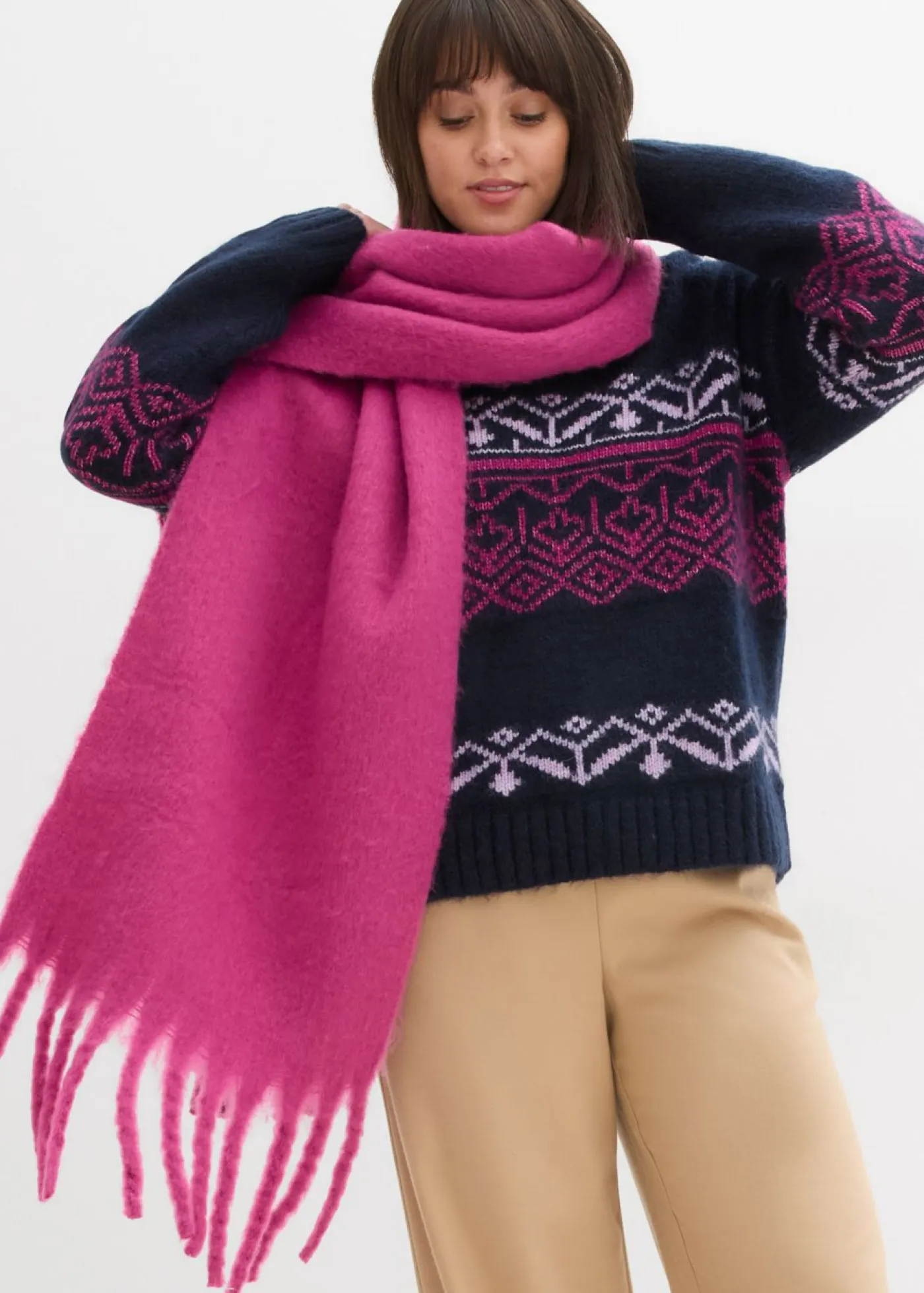 Best Jersey con patrón nórdico Mujer Jerséis|Ropa De Punto