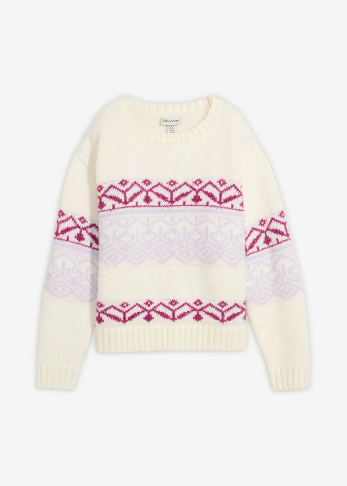 Outlet Jersey con patrón nórdico Mujer Jerséis|Ropa De Punto