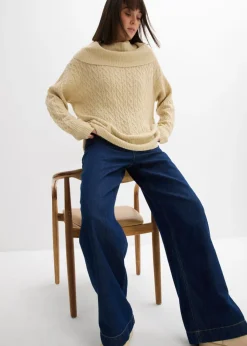 Best Jersey con patrón trenzado Mujer Jerséis|Ropa De Punto