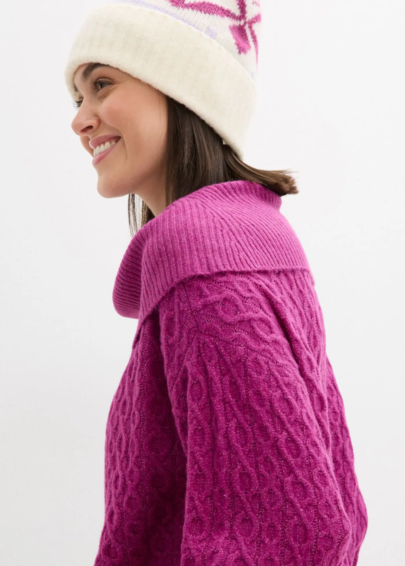 Clearance Jersey con patrón trenzado Mujer Jerséis|Ropa De Punto