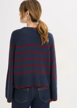Clearance Jersey con rayas en contraste Mujer Jerséis|Ropa De Punto