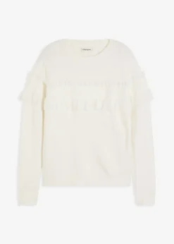 Best Jersey con volantes Mujer Jerséis|Ropa De Punto