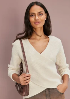 Outlet Jersey cruzado Mujer Jerséis|Ropa De Punto