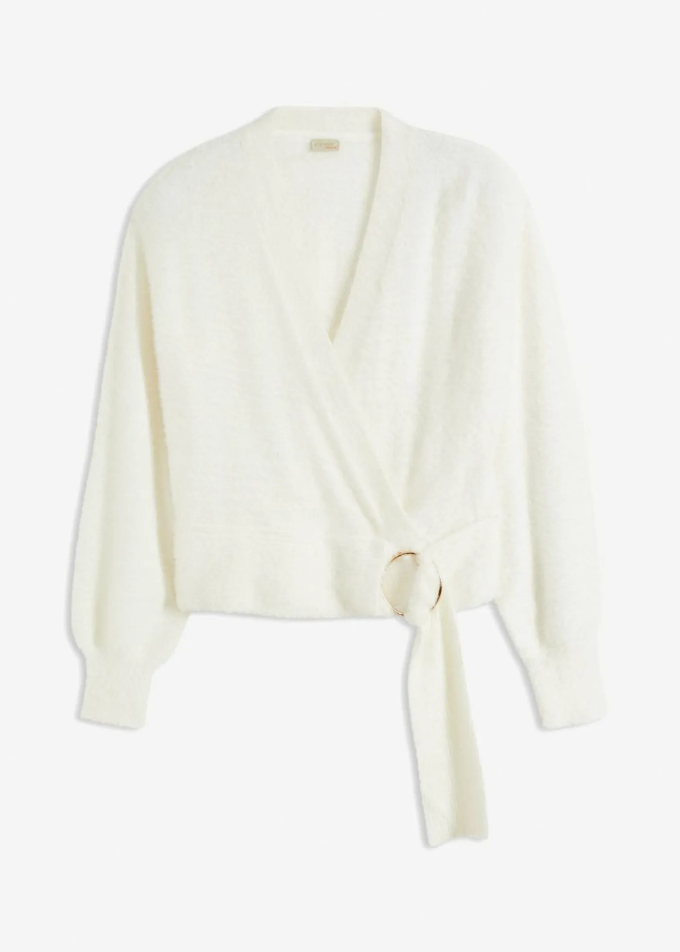Jersey cruzado con accesorio Mujer Jerséis|Ropa De Punto