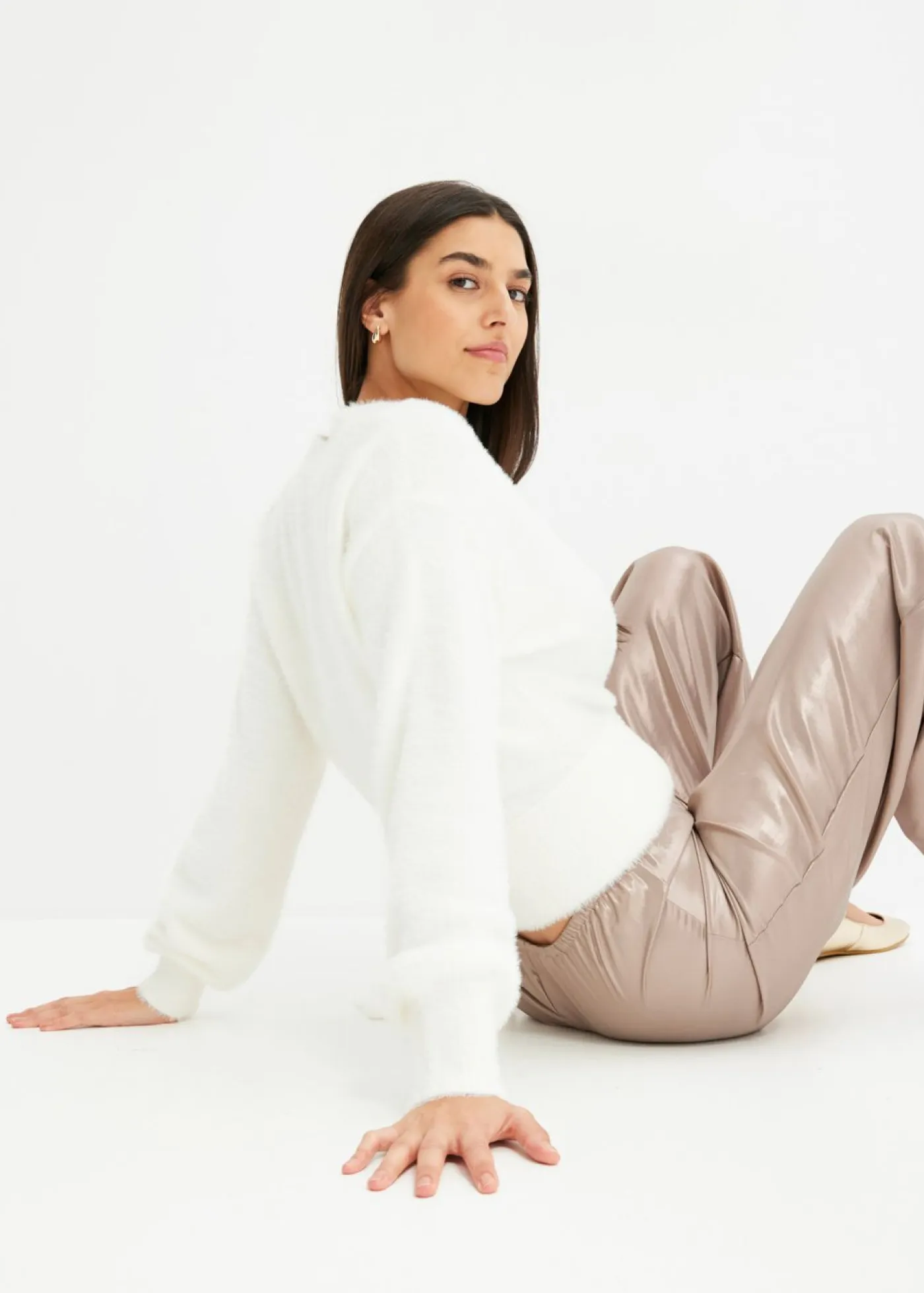 Jersey cruzado con accesorio Mujer Jerséis|Ropa De Punto