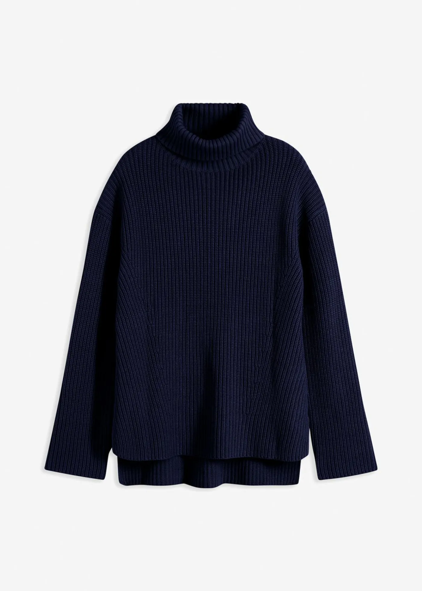 Best Jersey de algodón puro con cuello vuelto Mujer Jerséis|Ropa De Punto
