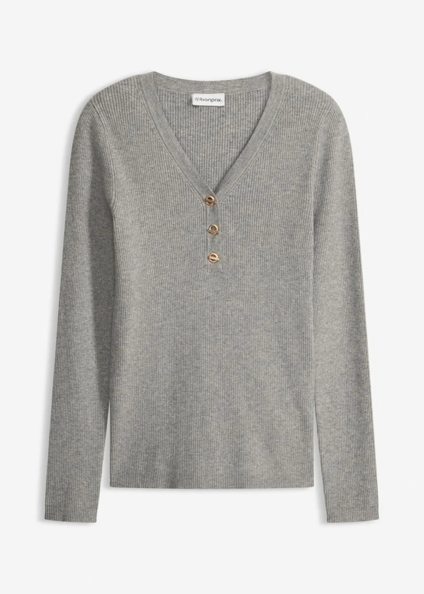 Sale Jersey de canalé con viscosa Mujer Jerséis|Ropa De Punto