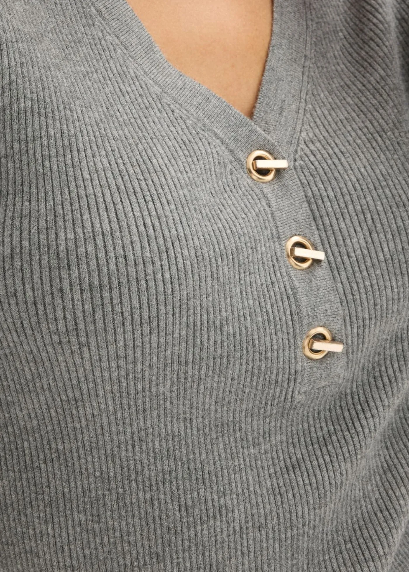 Sale Jersey de canalé con viscosa Mujer Jerséis|Ropa De Punto
