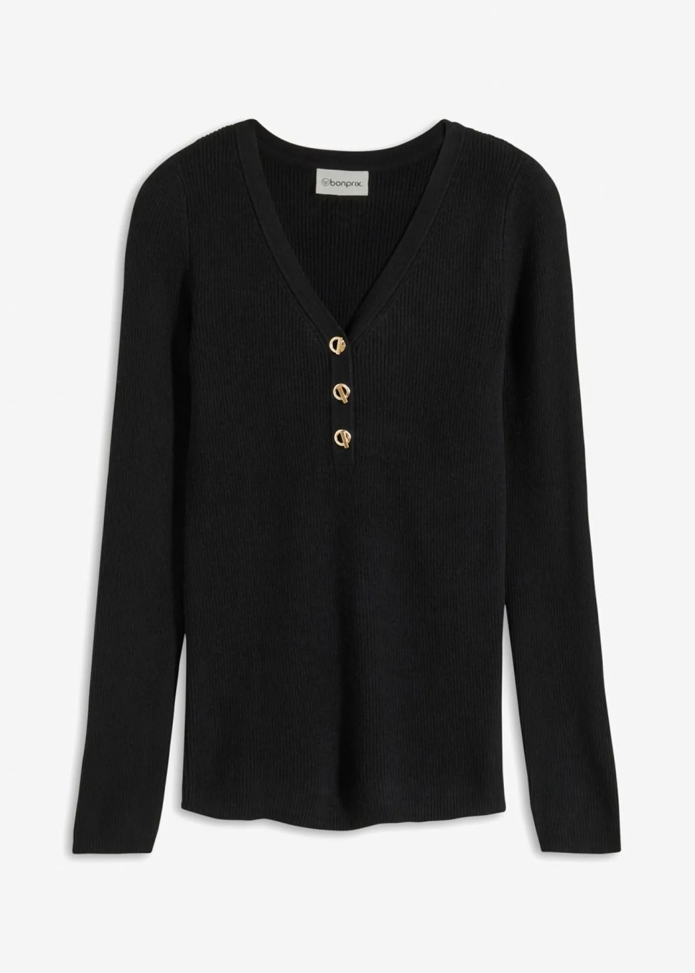 Outlet Jersey de canalé con viscosa Mujer Jerséis|Ropa De Punto
