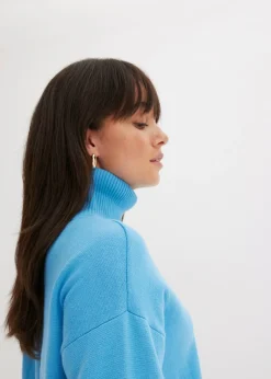 Outlet Jersey de canalé de algodón puro Mujer Jerséis|Ropa De Punto