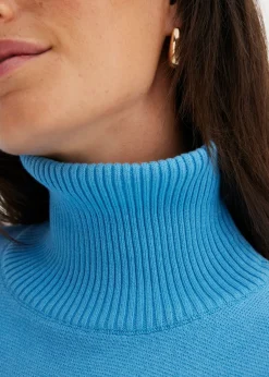 Outlet Jersey de canalé de algodón puro Mujer Jerséis|Ropa De Punto