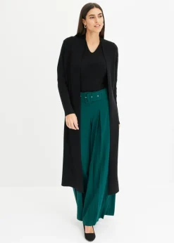 Online Jersey de canalé de manga corta con viscosa Mujer Jerséis|Ropa De Punto