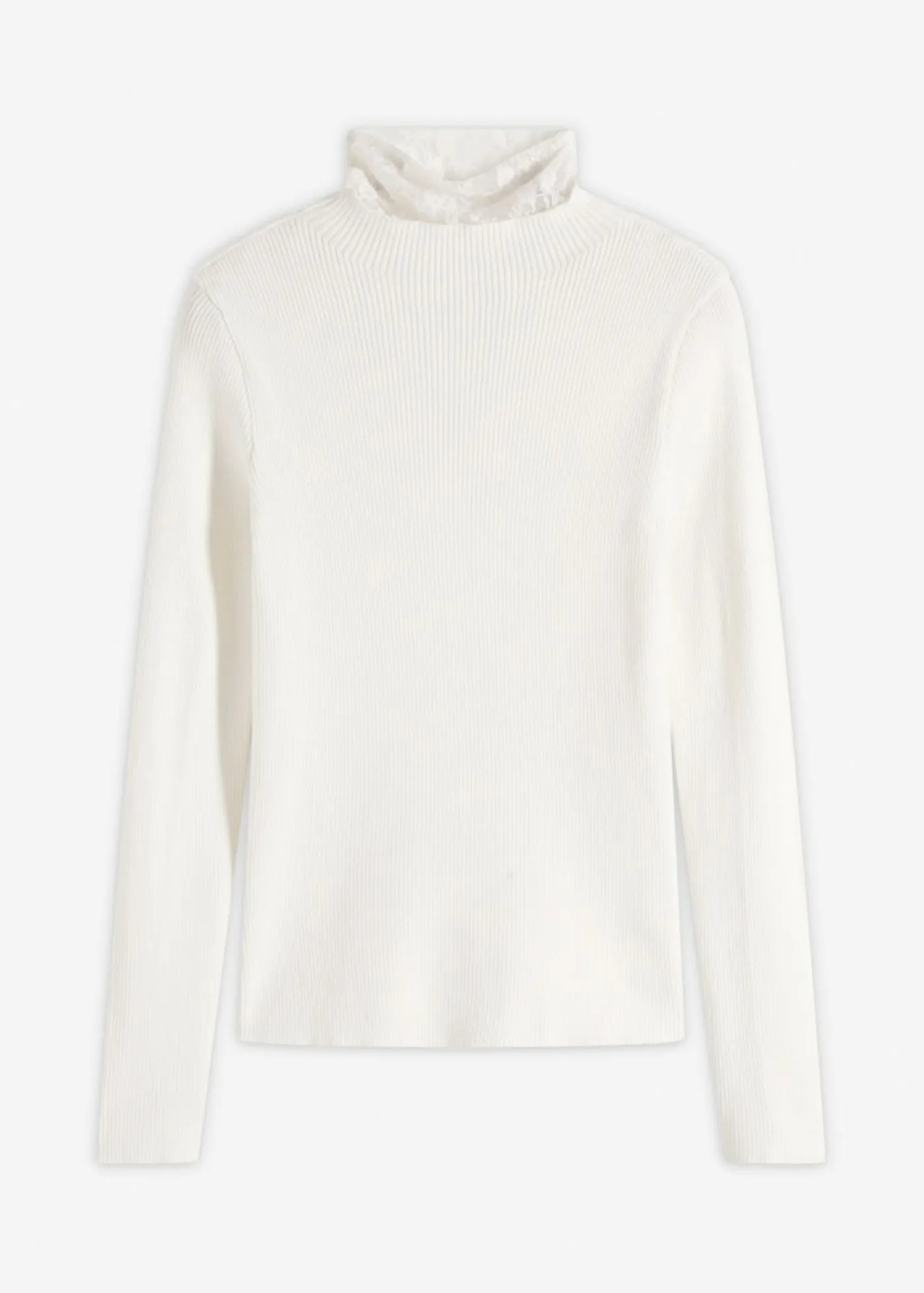 Clearance Jersey de canalé de mezcla de viscosa fluida Mujer Jerséis|Ropa De Punto