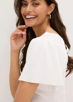 Discount Jersey de canalé de mezcla de viscosa Mujer Jerséis|Ropa De Punto
