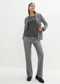 Discount Jersey de canalé en lana merina Mujer Premium|Jerséis