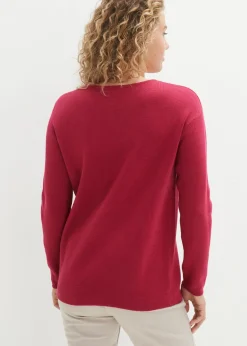 Jersey de canalé Milano con cuello redondo Mujer Jerséis|Ropa De Punto