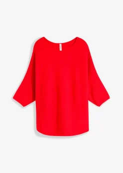 Jersey de canalé oversize de mezcla de viscosa Mujer Jerséis|Ropa De Punto