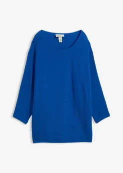 Jersey de canalé oversize de mezcla de viscosa Mujer Jerséis|Ropa De Punto