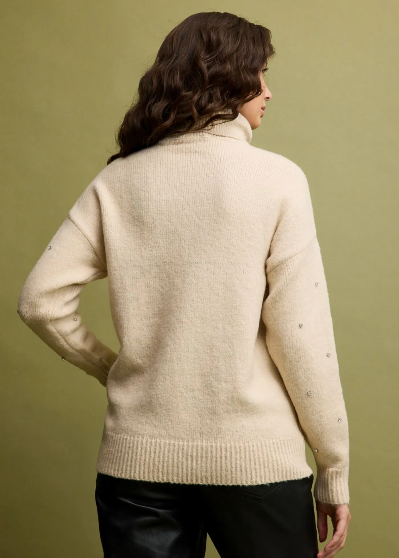 Outlet Jersey de cuello alto Mujer Jerséis|Ropa De Punto
