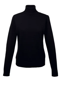 New Jersey de cuello alto Mujer Básicos|Jerséis