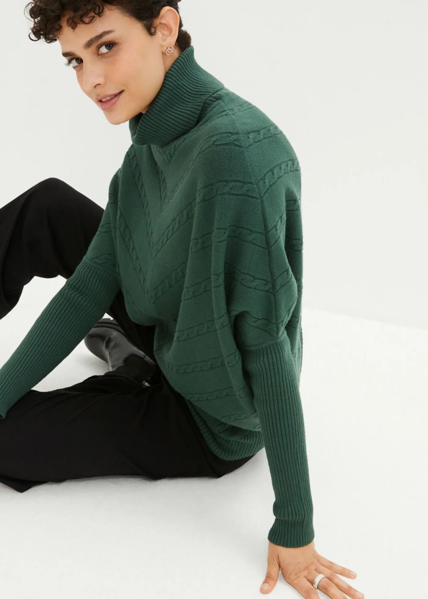 New Jersey de cuello alto Mujer Jerséis|Ropa De Punto