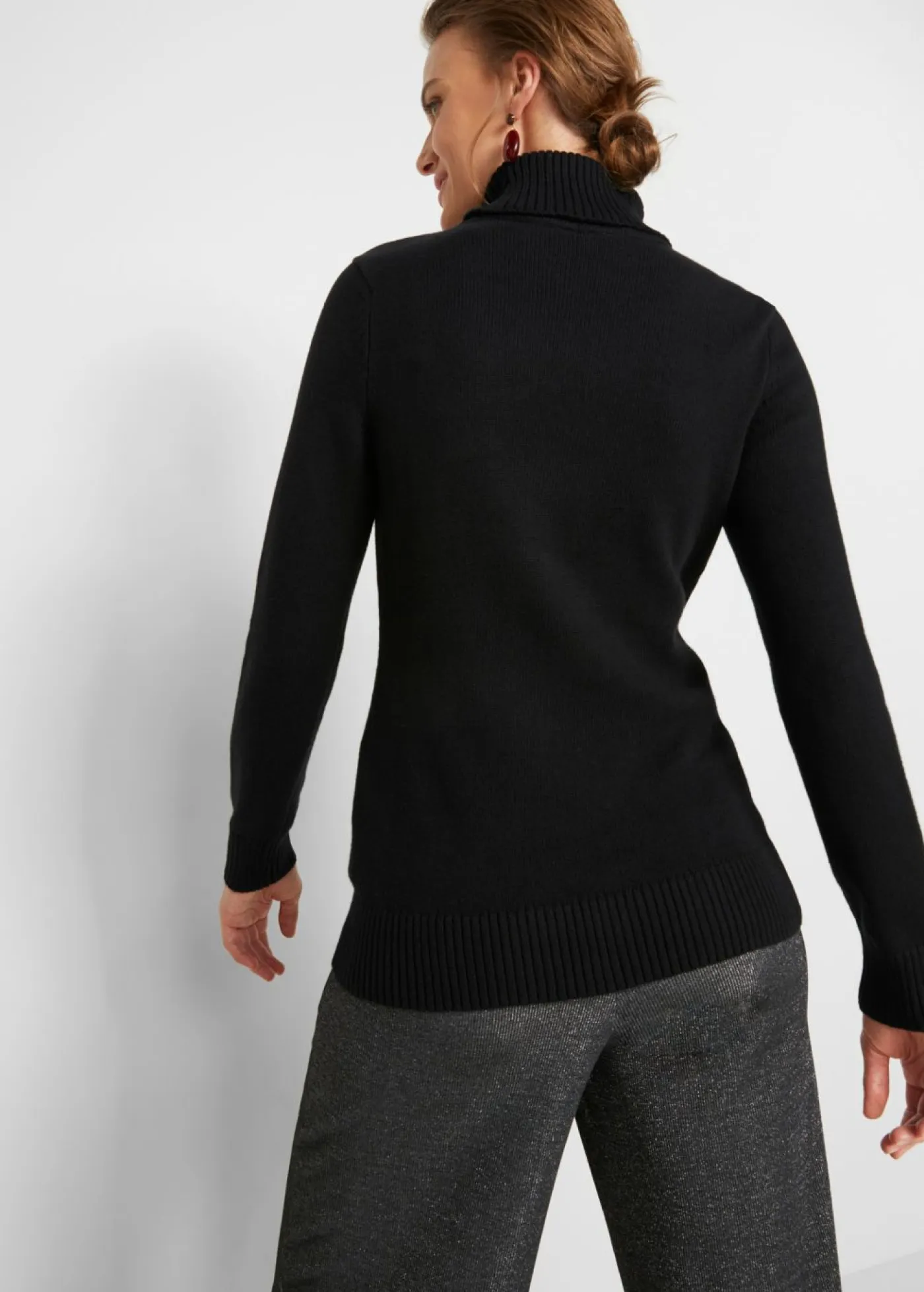 Jersey de cuello alto Mujer Jerséis|Ropa De Punto