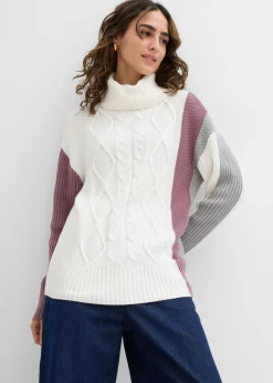 Outlet Jersey de cuello alto Mujer Jerséis|Ropa De Punto