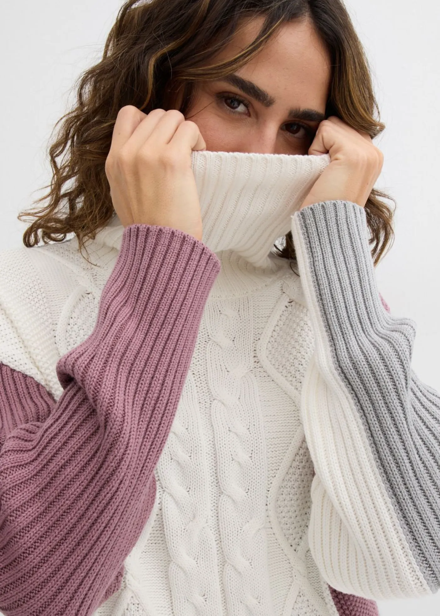 Outlet Jersey de cuello alto Mujer Jerséis|Ropa De Punto