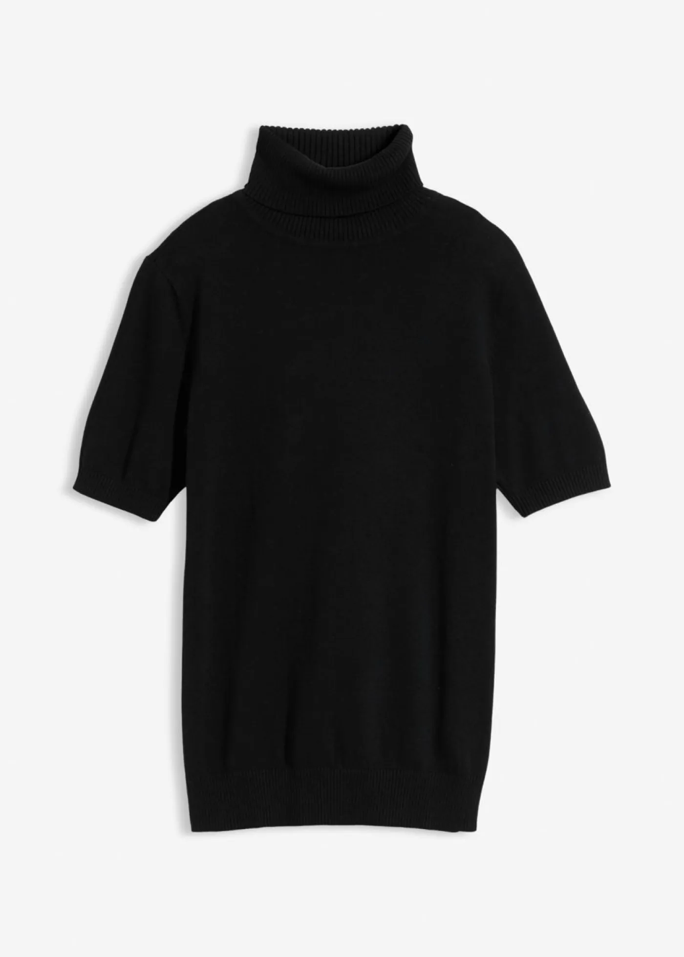Jersey de cuello alto y manga corta Mujer Básicos|Jerséis