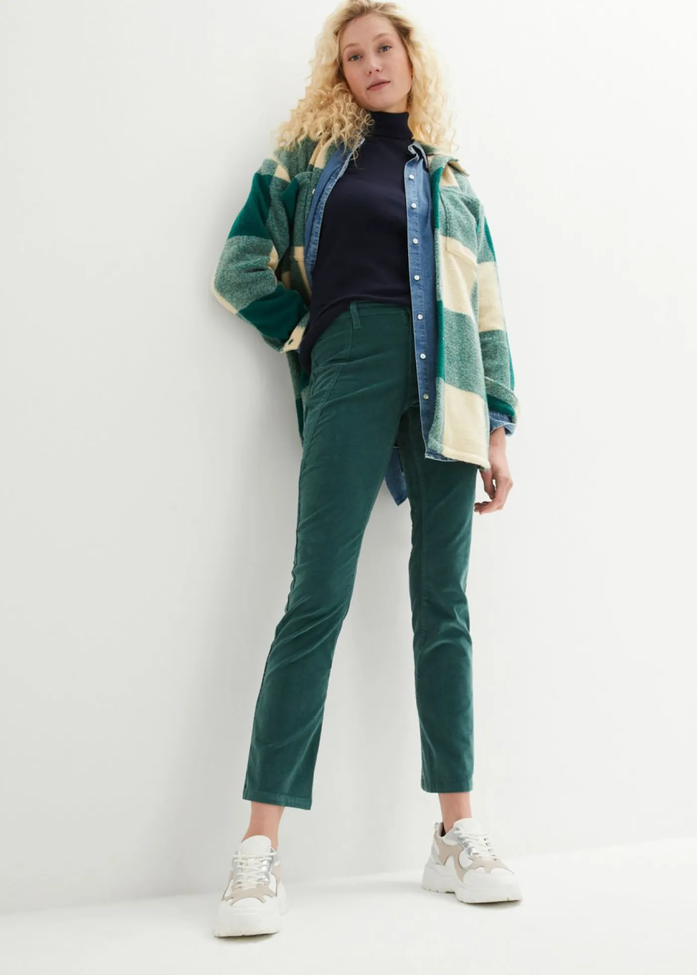 Clearance Jersey de cuello alto y manga corta Mujer Básicos|Jerséis