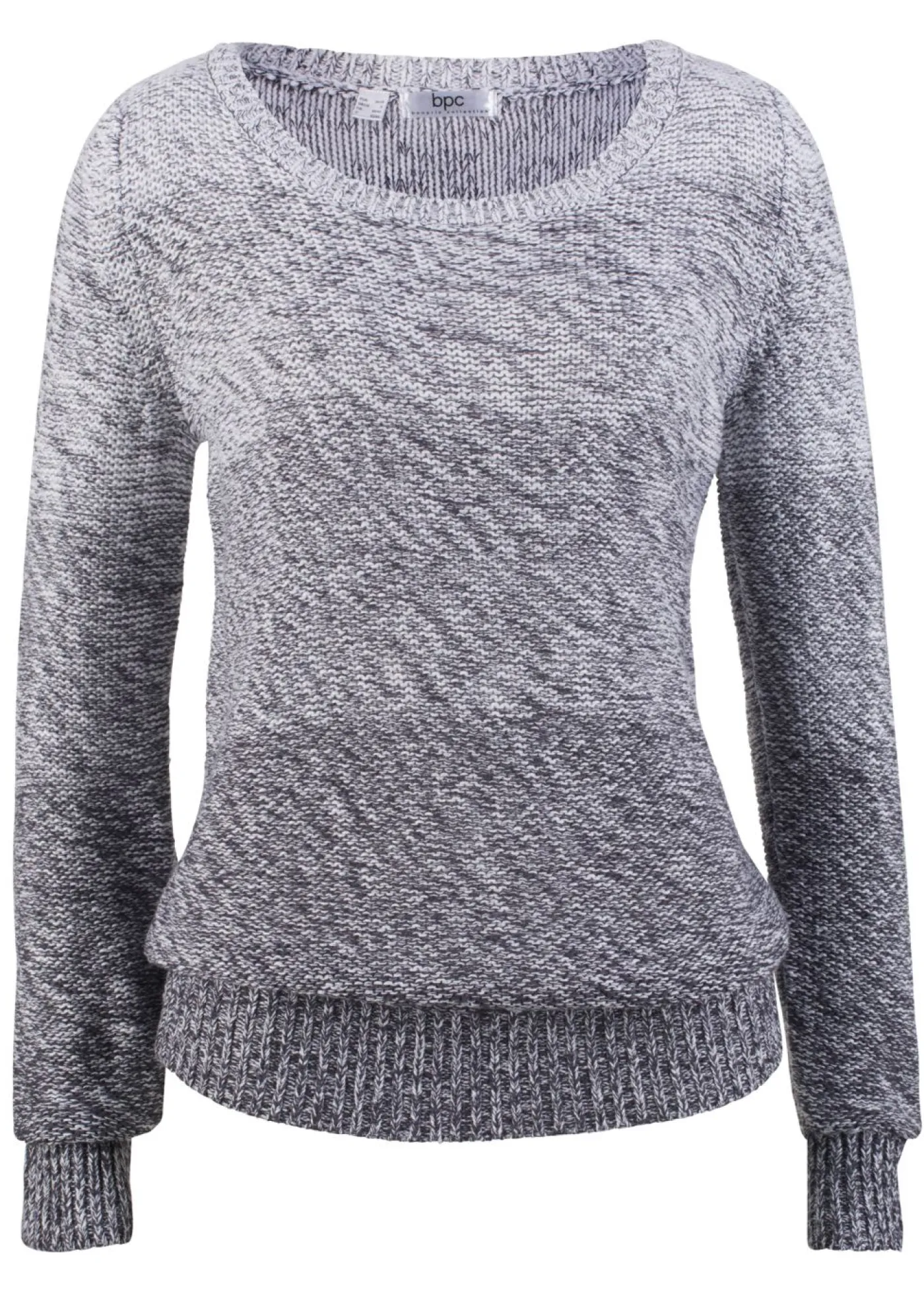 Best Jersey de cuello redondo con degradado cromático y manga larga Mujer Jerséis|Ropa De Punto