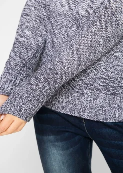 Best Jersey de cuello redondo con degradado cromático y manga larga Mujer Jerséis|Ropa De Punto