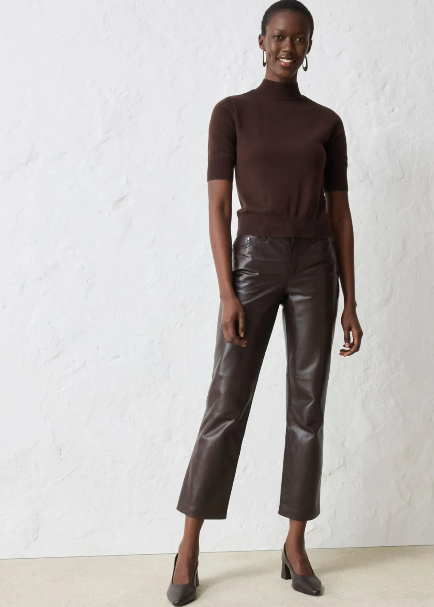 Hot Jersey de cuello vuelto con mezcla de lana suave Mujer Premium|Jerséis