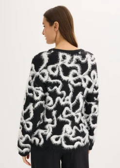 Discount Jersey de jacquard de suave mezcla de viscosa Mujer Jerséis|Ropa De Punto