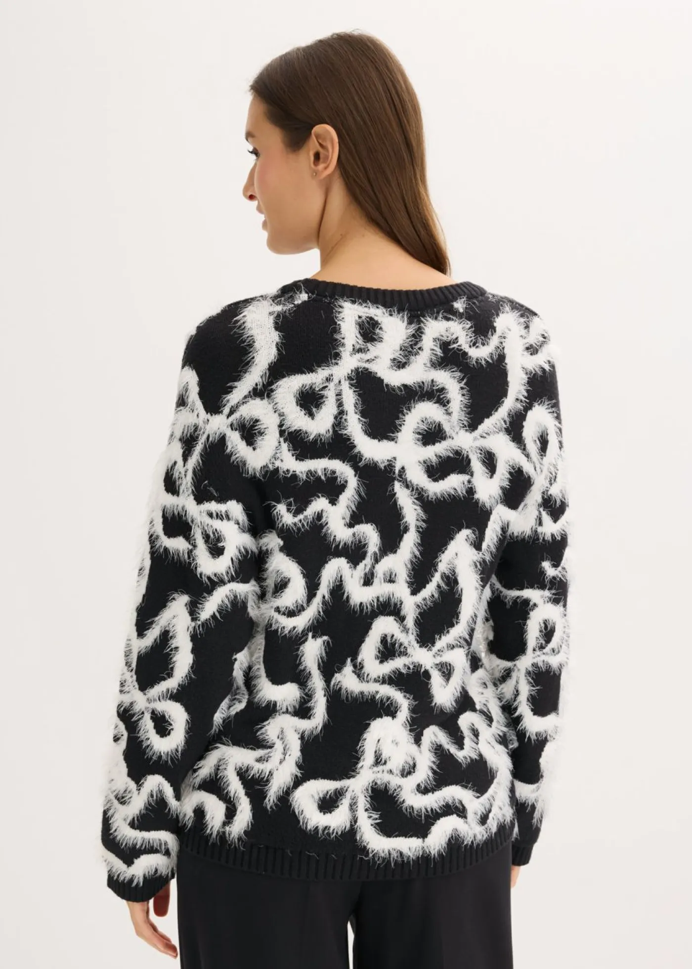 Discount Jersey de jacquard de suave mezcla de viscosa Mujer Jerséis|Ropa De Punto