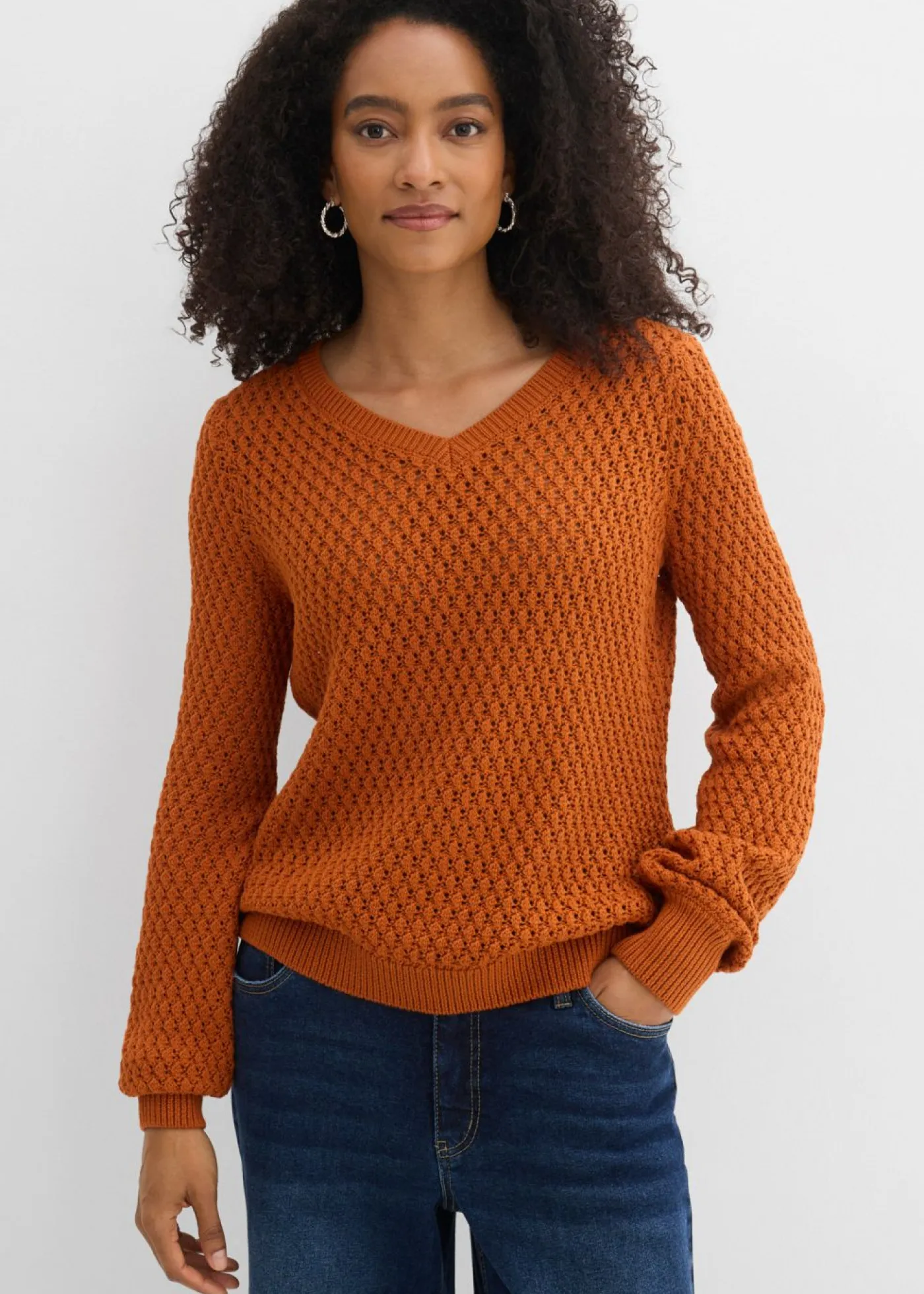 Outlet Jersey de mezcla de algodón Mujer Jerséis|Ropa De Punto