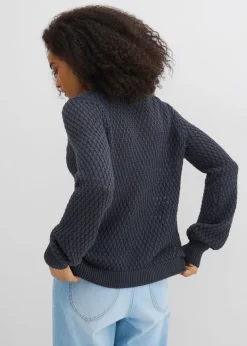 New Jersey de mezcla de algodón Mujer Jerséis|Ropa De Punto