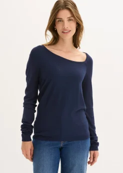 Hot Jersey de mezcla de viscosa fluida Mujer Jerséis|Ropa De Punto