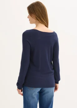Hot Jersey de mezcla de viscosa fluida Mujer Jerséis|Ropa De Punto